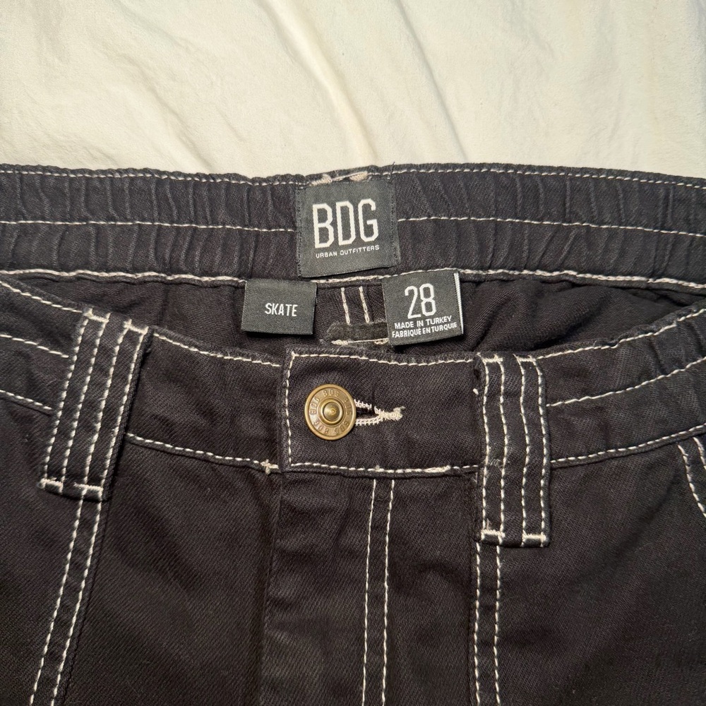 BDG Black Cargo Pants - Black